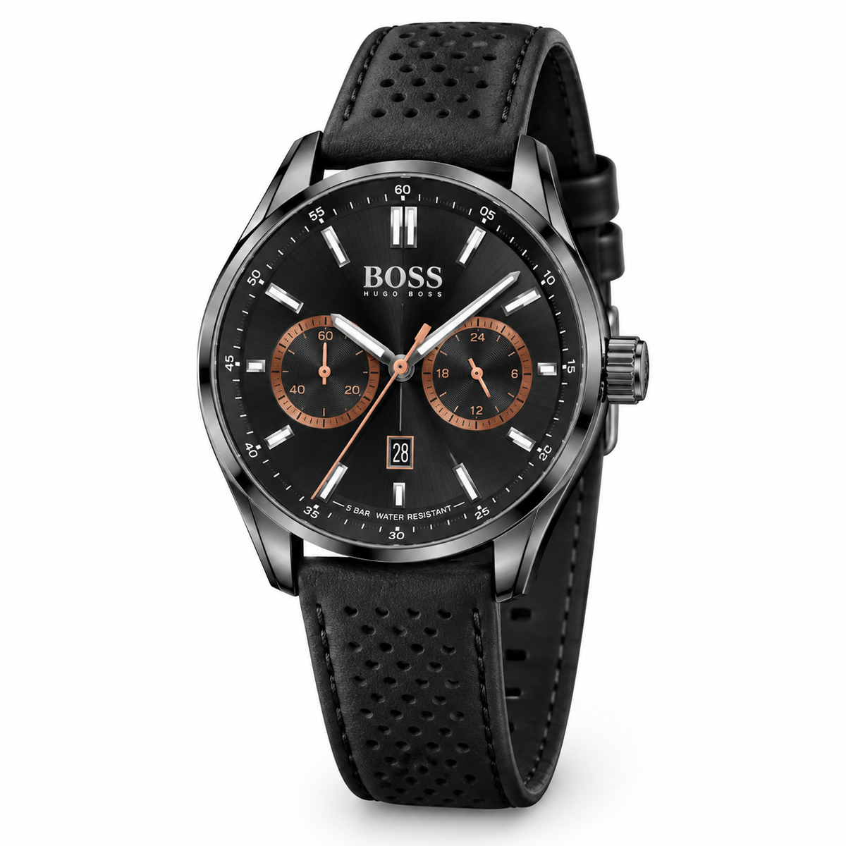 Boss  Black & Rose Gold Watch