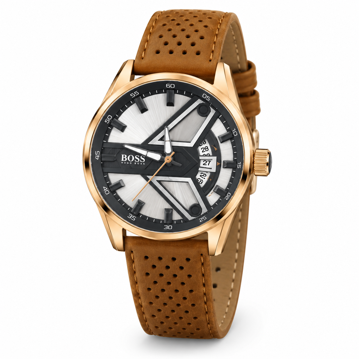 BOSS Watch – Rose Gold & Brown