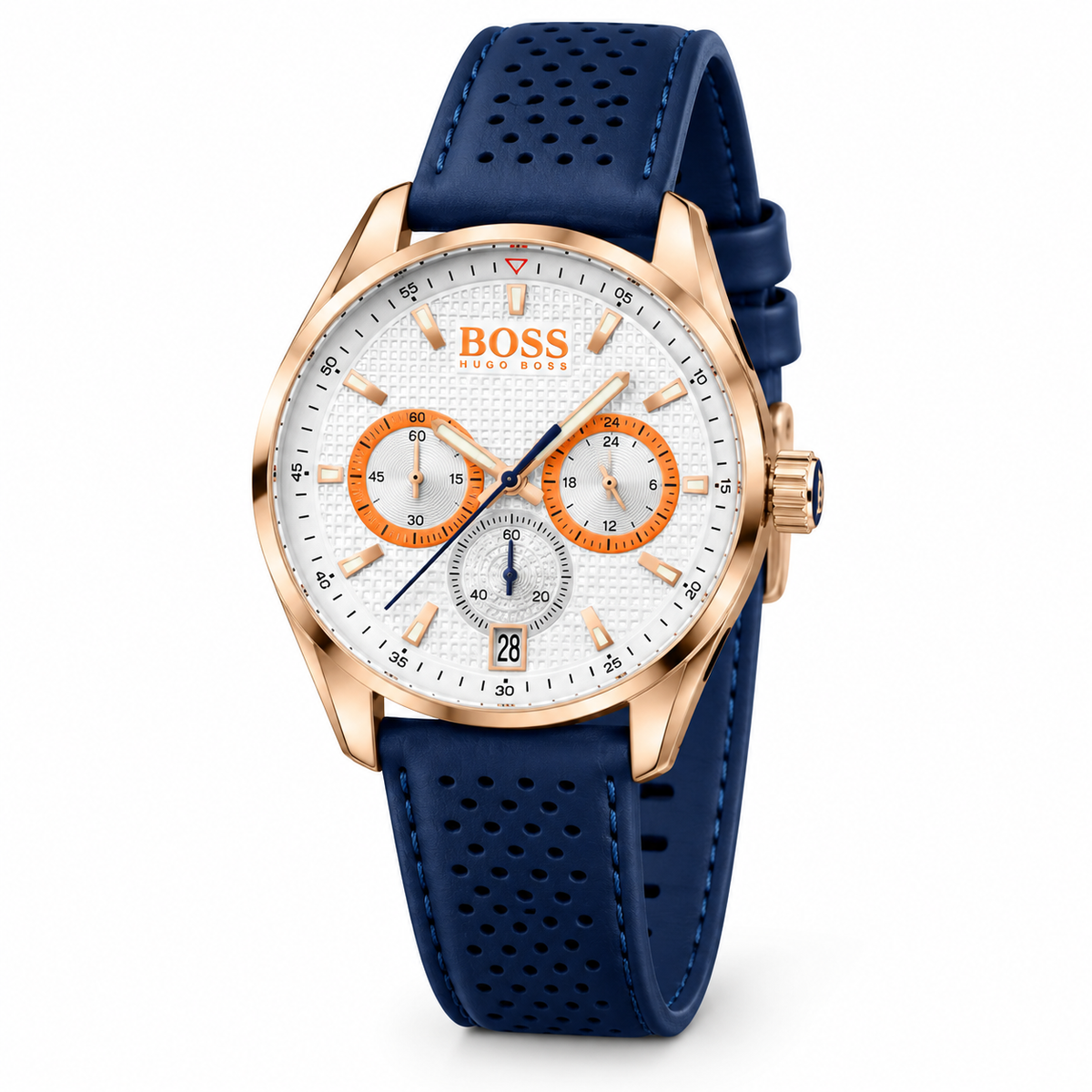 Sport Blue & Rose Gold Watch